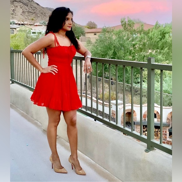 Lovers and Friends red mini dress - Picture 1 of 2